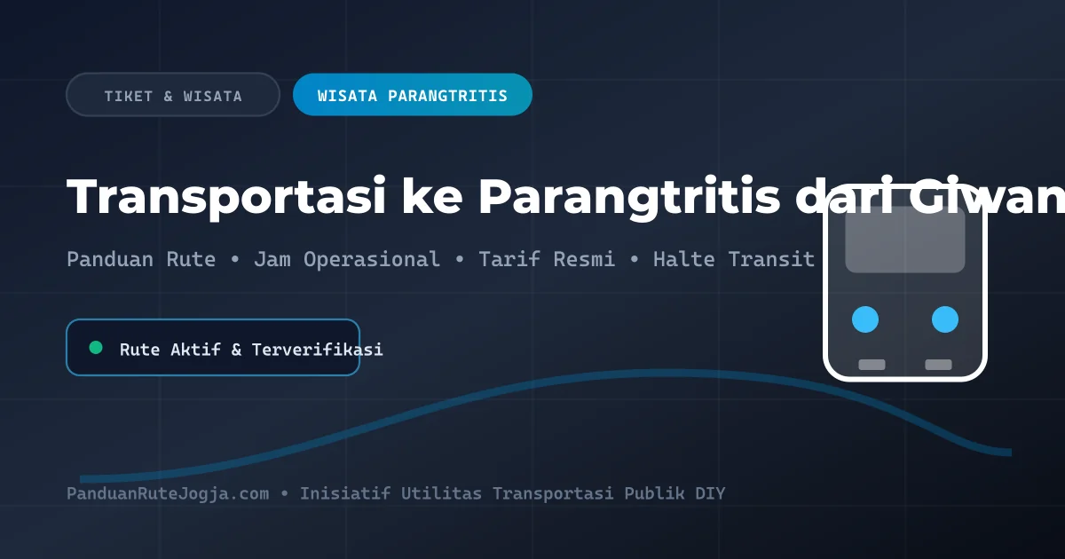 Transportasi Menuju Pantai Parangtritis dari Giwangan